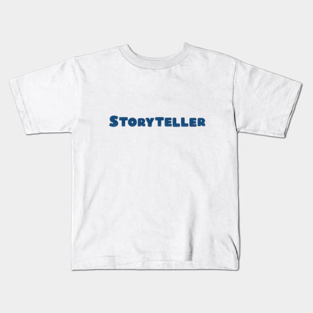 Denim Storyteller Kids T-Shirt by PetraKDesigns